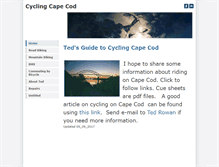 Tablet Screenshot of cyclingcapecod.com